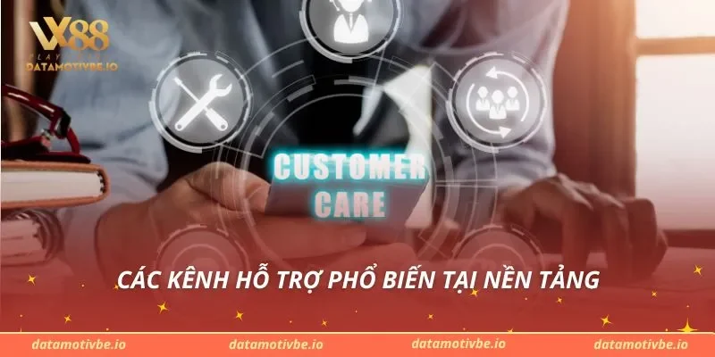 Các kênh hỗ trợ phổ biến tại nền tảng